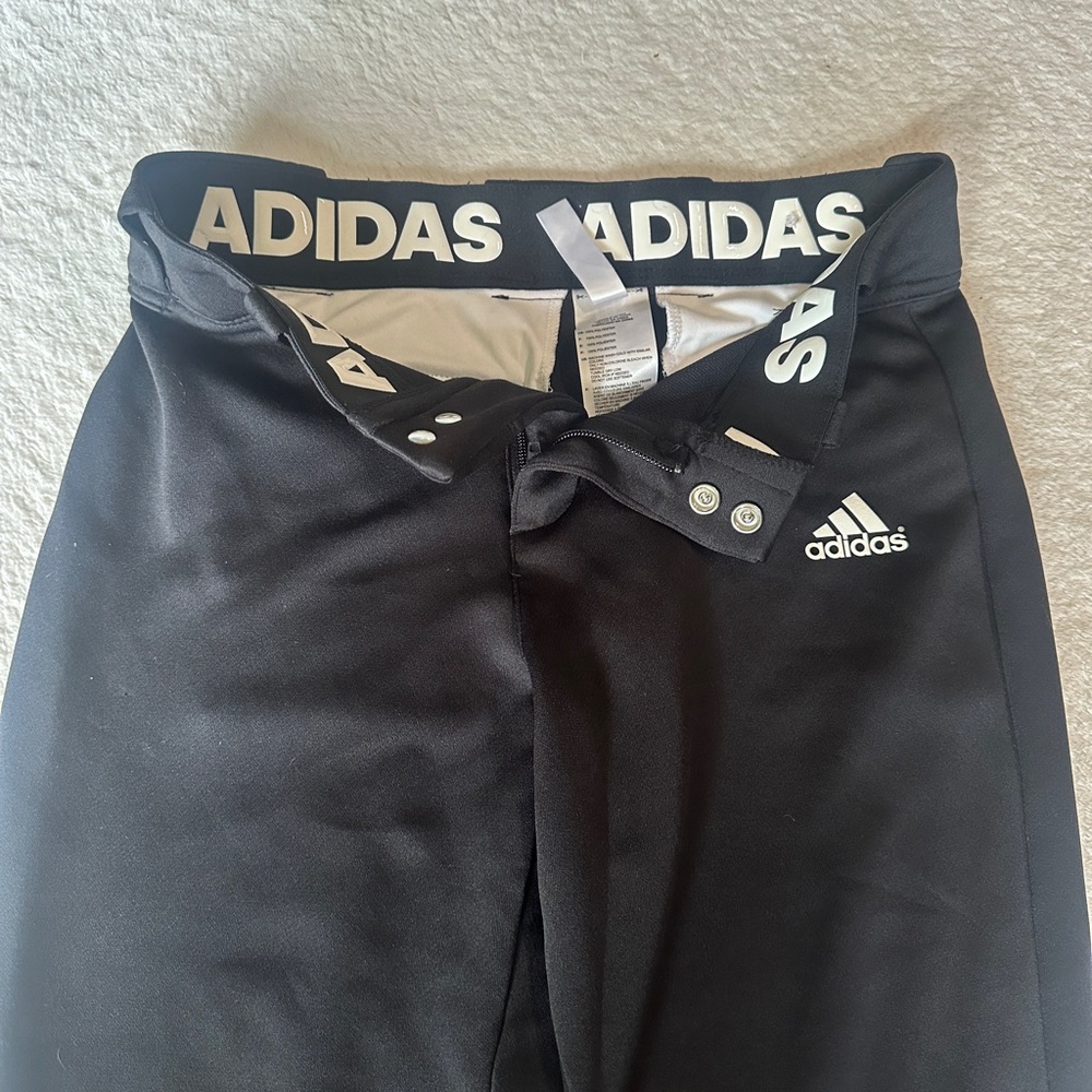 Adidas Women’s Black Softball pants with Logo Waistband